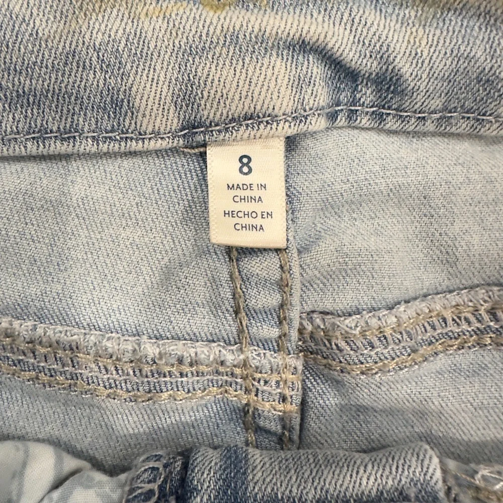 Seven7 Light Wash Distressed Skinny Jeans | Women's Size 8 | Stretch Denim